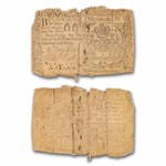 1760 2 Pounds New York 4/21/60 F Details (Fr#NY-158) Nail Cancel