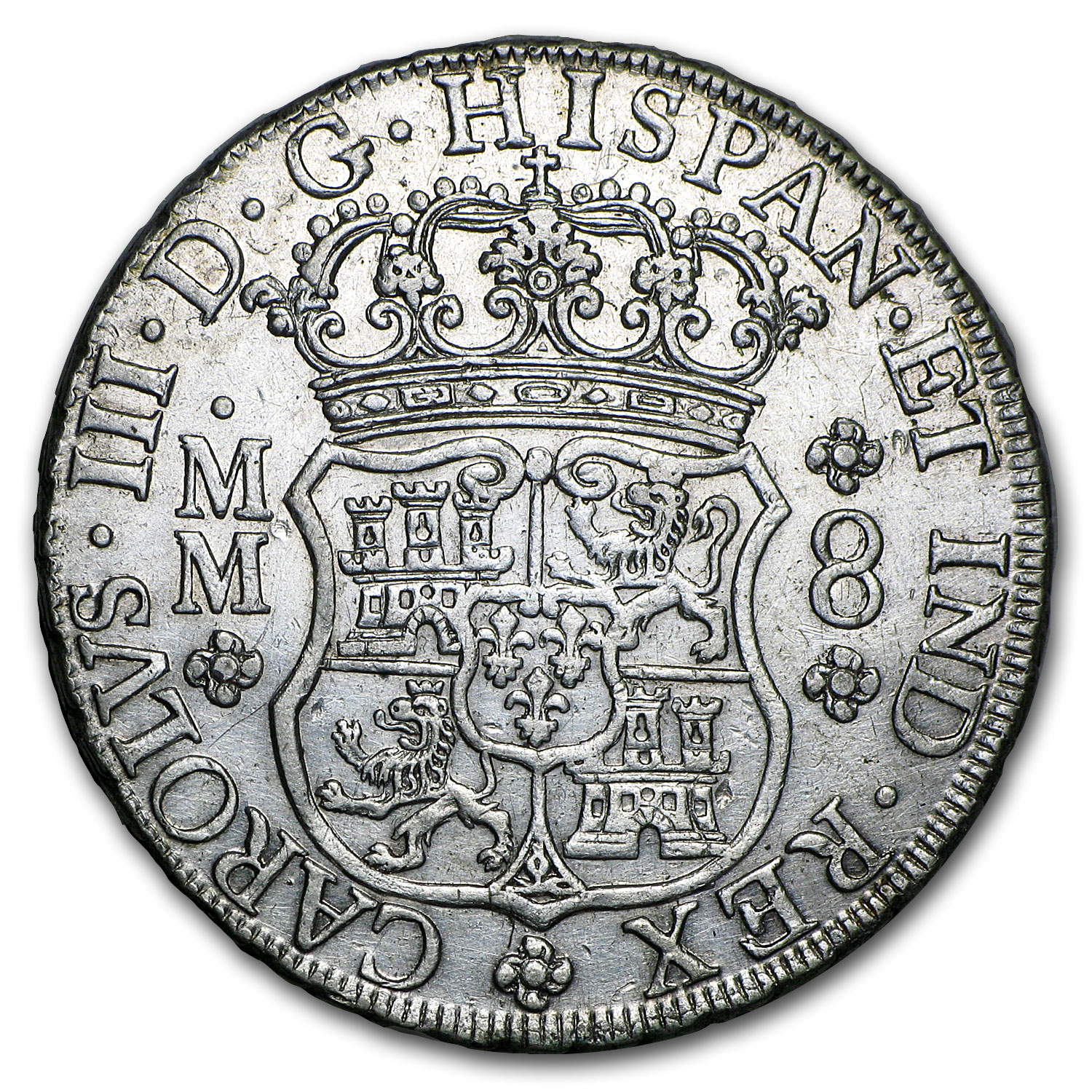 Buy 1762 Mo-MM Mexico Silver 8 Reales Pillar Dollar | APMEX