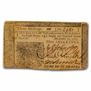 1763 3 Shillings New Jersey 12/31/63 CU (Fr#NJ-154)