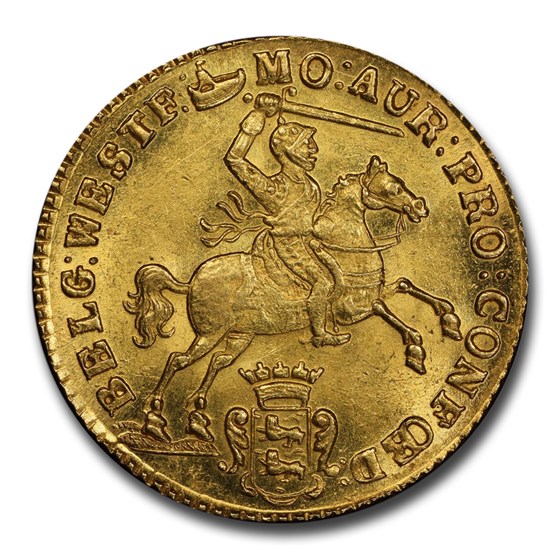 1763 Netherlands Gold 14 Gulden MS-63 PCGS 1763 Netherlands Gold 14 Gulden MS-63 PCGS