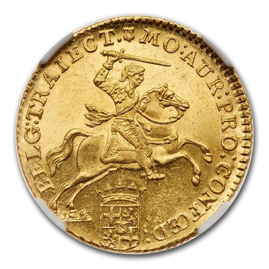 Buy 1763 Netherlands Utrecht Gold 14 Gulden MS63+ NGC | APMEX
