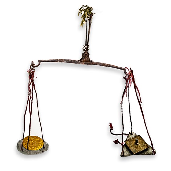 (1764) Netherlands Currency Exchange Weight Set with Gold Ducat (1764) Netherlands Currency Exchange Weight Set with Gold Ducat