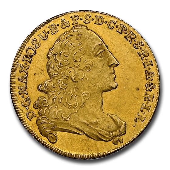 1767 Germany Gold Maximilian d'Or MS-61 NGC (Bavaria) 1767 Germany Gold Maximilian d'Or MS-61 NGC (Bavaria)