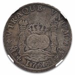 1768-Mo MF Mexico Silver 8 Reales "Pillar Dollar" AU-50 NGC