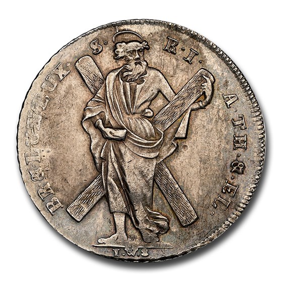 1769 Germany Silver Thaler George III MS-63 NGC (Bruns-Lune-C-H) 1769 Germany Silver Thaler George III MS-63 NGC (Bruns-Lune-C-H)
