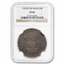 1769-Mo MF Mexico Silver 8 Reales "Pillar Dollar" XF-40 NGC