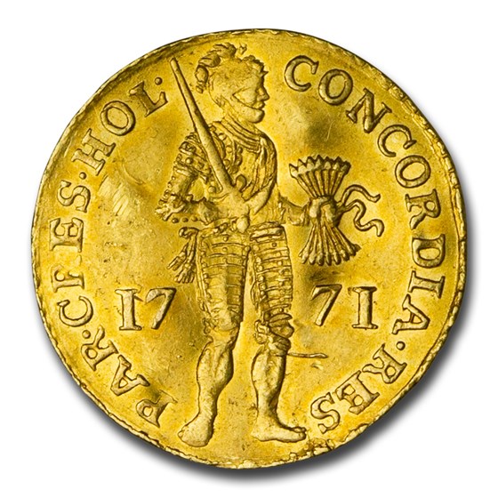 1771 Netherlands Gold Ducat BU 1771 Netherlands Gold Ducat BU