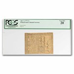 1772 1 Shilling Pennsylvania 4/3/1772 VF-20 PCGS (PA-154)