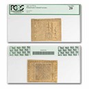 1772 1 Shilling Pennsylvania 4/3/1772 VF-20 PCGS (PA-154)