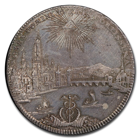 1772 German States Frankfurt am Main Silver Thaler MS-62 PCGS 1772 German States Frankfurt am Main Silver Thaler MS-62 PCGS