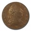 1773 Virginia Half Penny w/Period MS-64 PCGS (Red)