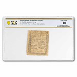 1775 3 Pence Pennsylvania 10/25/1775 VG-10 PCGS (Fr#PA-182)