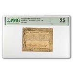 1775 $6 Maryland 12/7/75 VF-25 PMG (Fr#MD-89)