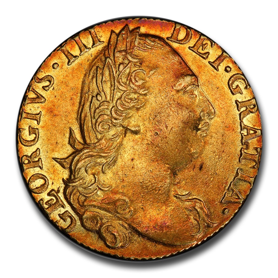 1775 Great Britain Gold Guinea George III AU-58+ PCGS