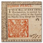 1776 18 Pence NJ 3/25/1776 CU (Fr#NJ-176)