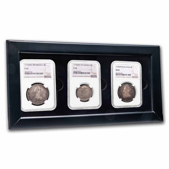 1776 America's Revolutionary War Currency 3 Coin Set