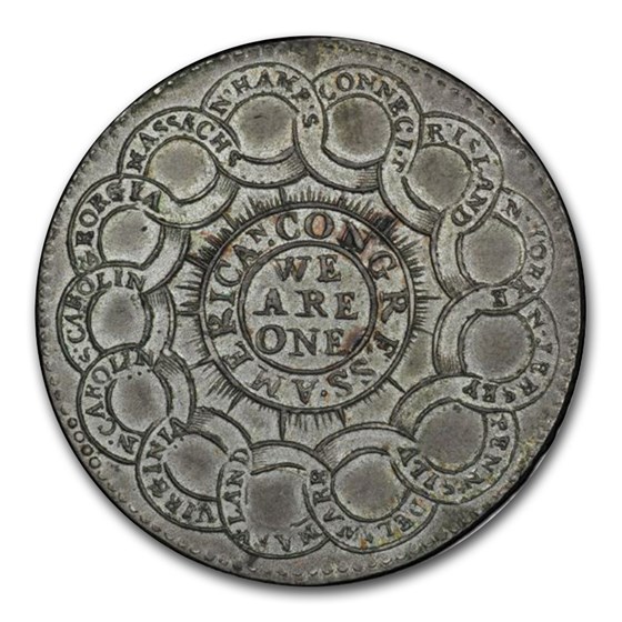 Buy 1776 Continental Currency Dollar MS62+ PCGS CAC (Pewter) APMEX