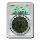 1776 Continental Currency Dollar VF-25 PCGS (Pewter)