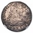 1777-PTS PR Bolivia Silver 8 Reales Unc-Details NGC (Chopmarked)