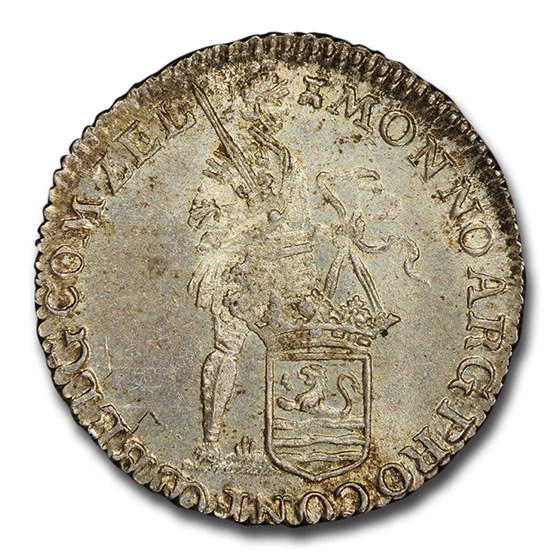 1778 Netherlands Silver 1/8 Ducat MS-65 PCGS 1778 Netherlands Silver 1/8 Ducat MS-65 PCGS