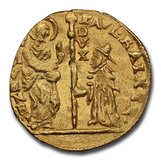 1779-1789 Venice Gold Zecchino Ducat MS-62 NGC 1779-1789 Venice Gold Zecchino Ducat MS-62 NGC