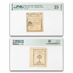 1779 2 Shil. 6p MA Rising Sun 12/1/79 VF-25 PMG (Fr#MA-269)