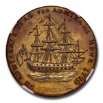 1779 Rhode Island Ship Token Colonial MS-65 NGC (Brass VLUGTENDE)