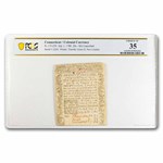1780 20 Shillings CT 7/1/1780 CH VF-35 PCGS (Fr#CT-239) Cancelled