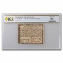 1780 $8 Rhode Island 7/2/1780 AU-53 PCGS (Fr#RI-288)
