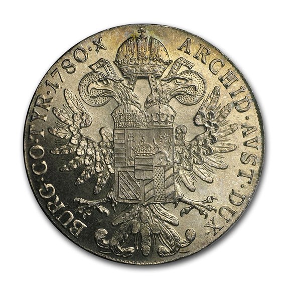 1780 Austria Maria Theresa Silver Thaler Avg Circ 1780 Austria Maria Theresa Silver Thaler Avg Circ
