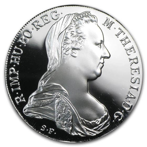 1780 Austria Maria Theresa Silver Thaler Proof (Capsule Only) 1780 Austria Maria Theresa Silver Thaler Proof (Capsule Only)