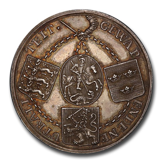 1780 Russia Silver Catherine II Trade Medal SP-63 PCGS 1780 Russia Silver Catherine II Trade Medal SP-63 PCGS