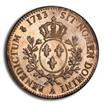 1783-A France Silver Ecu Louis XVI MS-64 PCGS