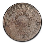 1783 Chalmers Six Pence Colonial XF-40 PCGS (Large Date)