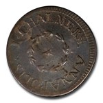 1783 Chalmers Six Pence Colonial XF-45 PCGS (Large Date)