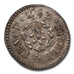 1783 Chalmers Threepence AU-58 PCGS