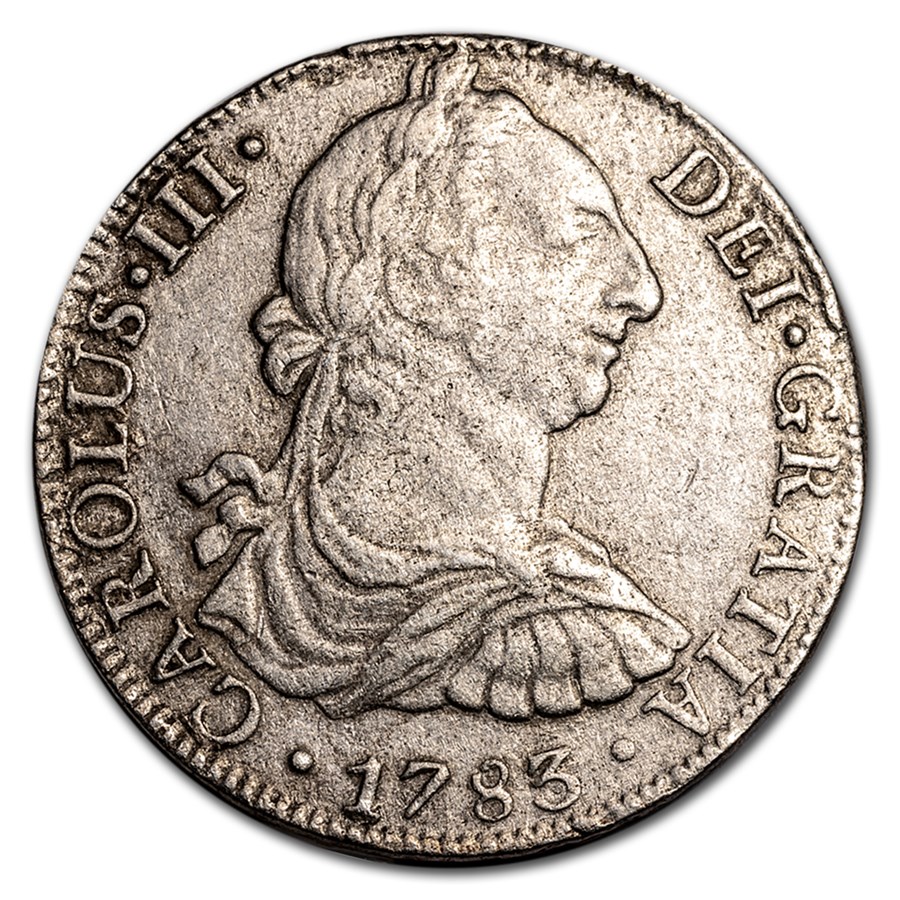 Silver Eight Buy 1783 FF Mexico Silver 8 Reales Shipwreck Effect AU Details | APMEX