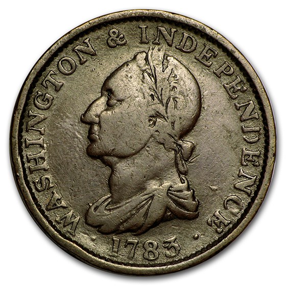 1783 Washington Large Draped Bust Copper Fine 1783 Washington Large Draped Bust Copper Fine