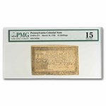 1785 15 Shillings Pennsylvania 3/16/1785 F-15 (Fr#PA-271)