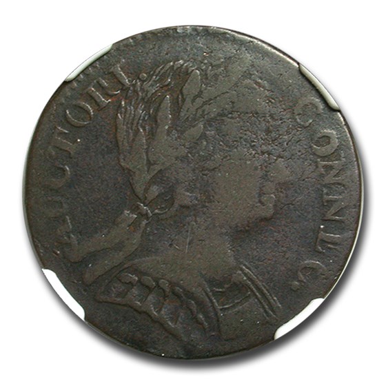 1785 Connecticut Copper Bust Right Fine-12 NGC 1785 Connecticut Copper Bust Right Fine-12 NGC