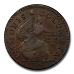 1786 Immune Columbia Copper Pattern AU-50 PCGS