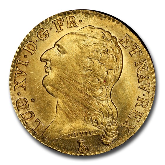 1786-T France Gold Louis d'Or MS-62 PCGS 1786-T France Gold Louis d'Or MS-62 PCGS