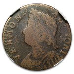 1786 Vermont Bust Left Fine-12 NGC (Brown)
