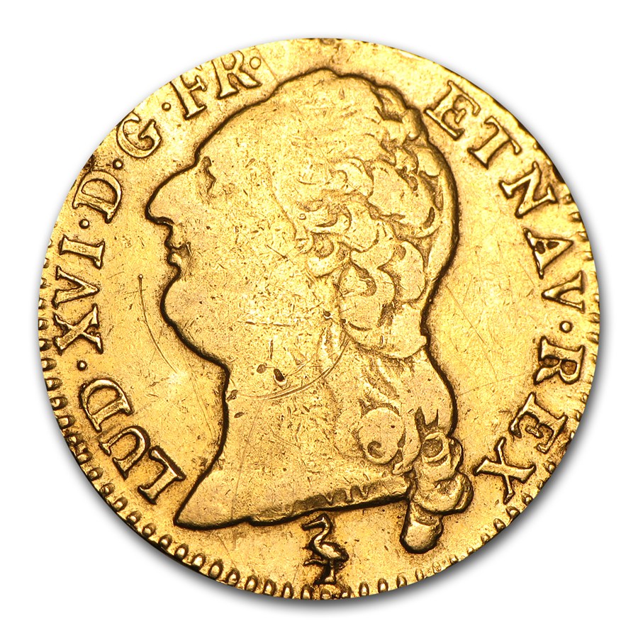 Buy 1787-A France Gold Louis D'or VF Details | APMEX