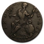 1787 Connecticut Copper Horned Bust Facing Left XF
