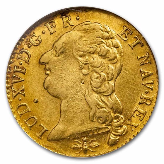1787-D France Gold Louis D'or AU-55 NGC
