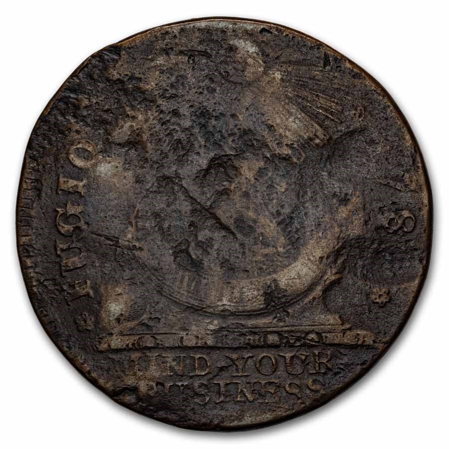 Buy 1787 Fugio Cent 1st Coin Issued by the U.S. VG Details (Holed) | APMEX