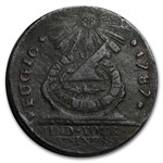 1787 Fugio Cent 1st Coin Issued by US VG/Fine