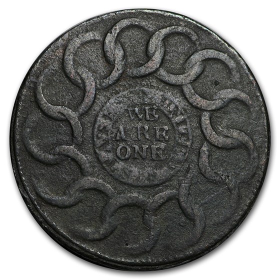 Buy 1787 Fugio Cent 1st Coin Issued by US VG/Fine | APMEX