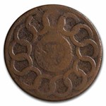 1787 Fugio Cent 4 Cinquefoils Good